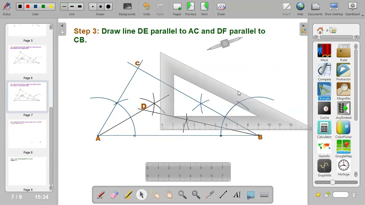 CONSTRUCTION OF TRIANGLE WHEN GIVEN BASE ANGLES AND PERIMETER