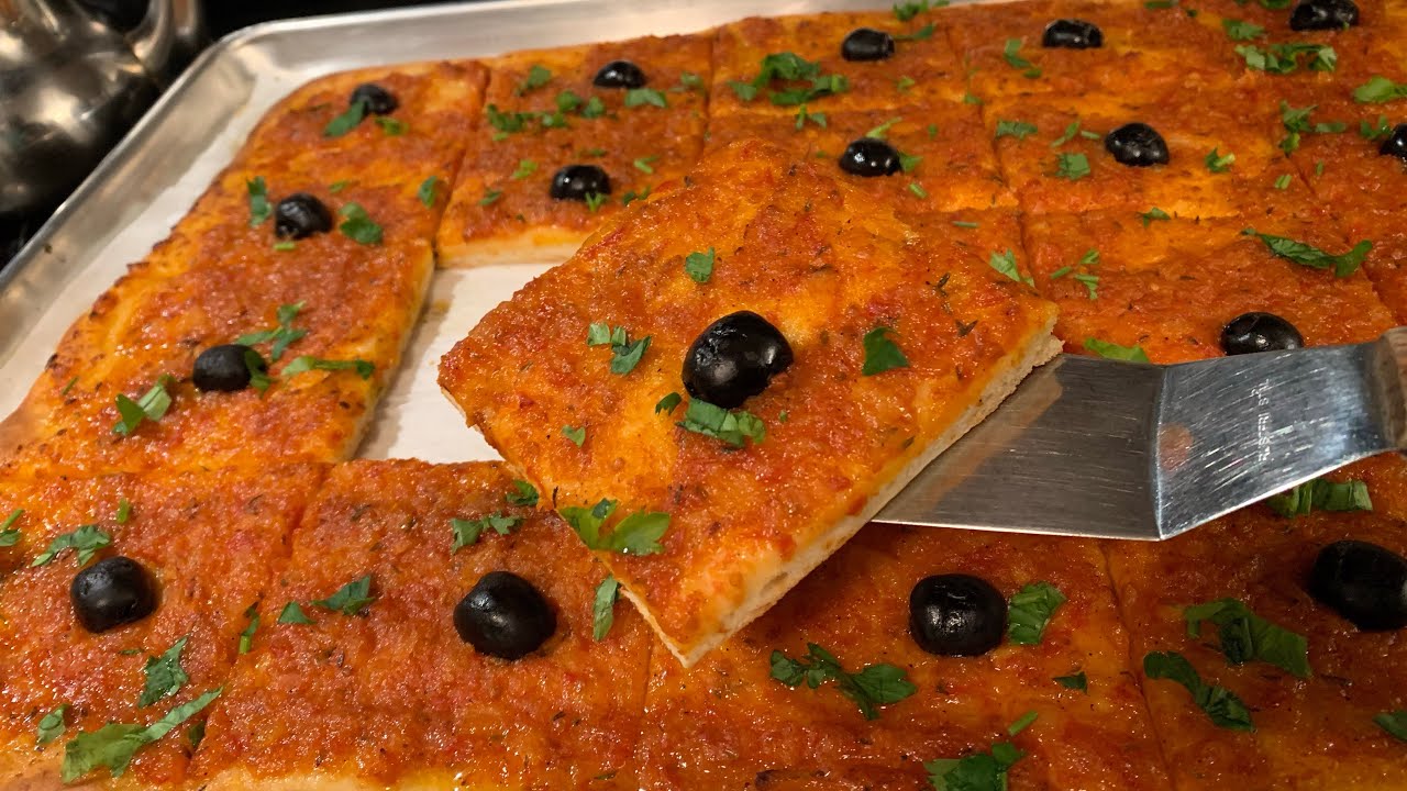 Recette de Pizza carrée  (pizza algérienne)
