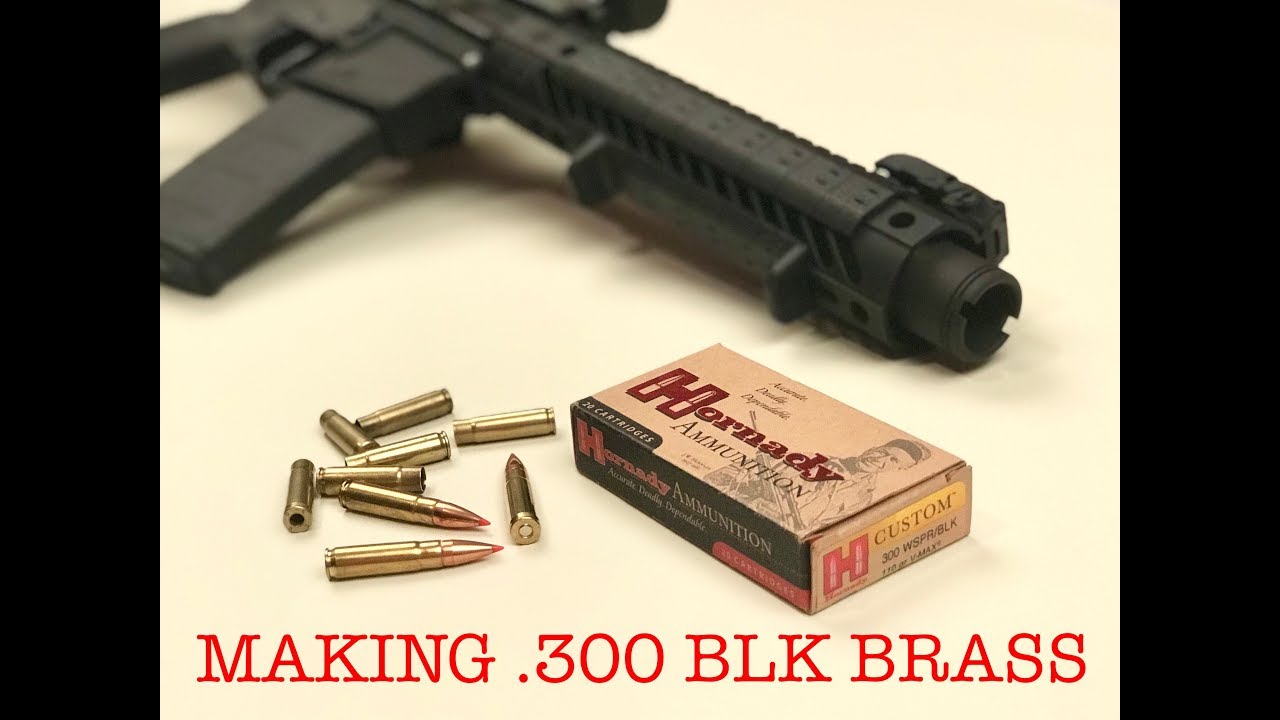 Tips and Tactics: Converting .223 Brass to .300 Blackout