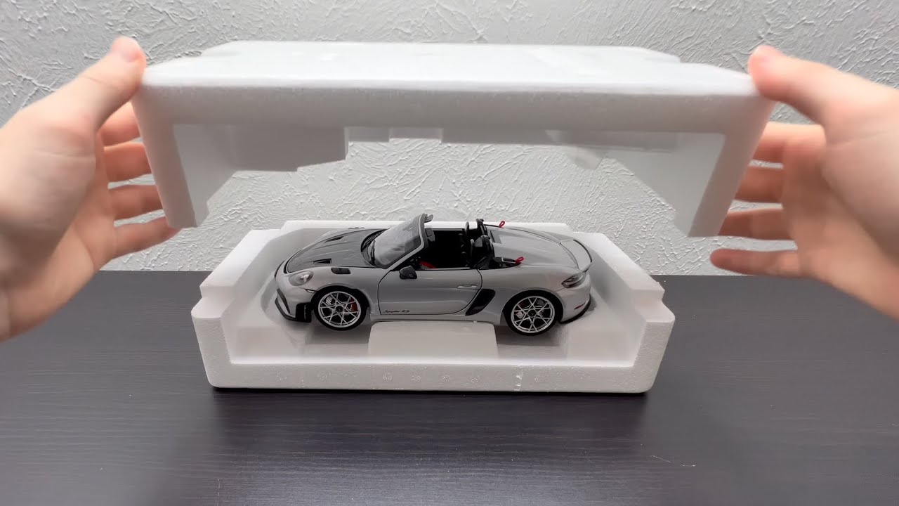 Unboxing NEW NOREV Porsche 718 Spyder RS in 