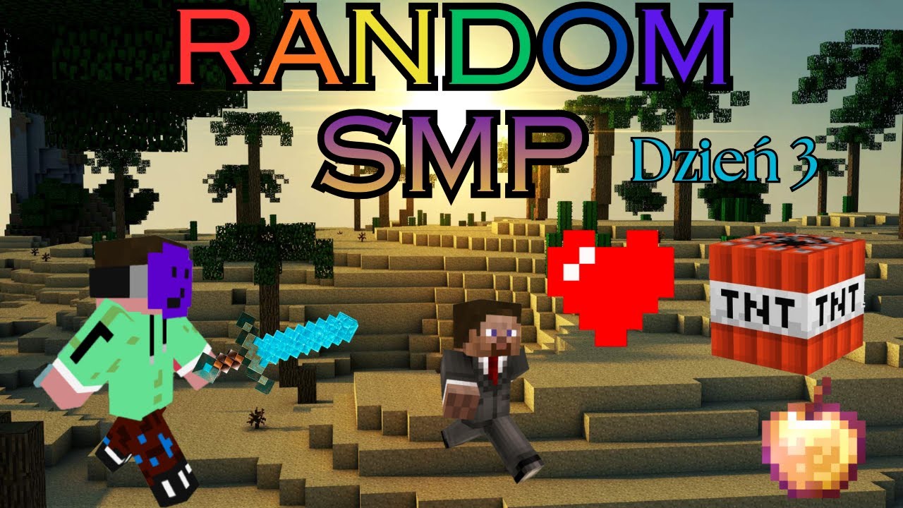 RANDOM SMP Dzień 3 kombinujemy jak zabić każdego gracza na randomie