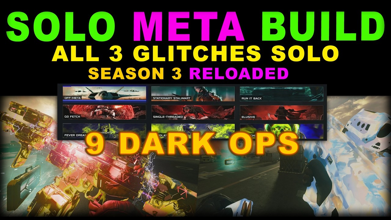 🔴NEW FARM METHOD 🔴 SOLO META BUILD 🔴 GLITCH FRACTURE GUIDE FOR SEASON 3 RELOADED 🔴BO7 END GAME