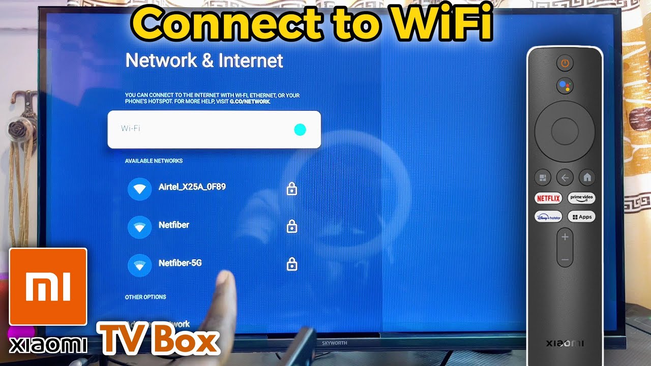 Xiaomi TV Box: How to Connect to WiFi