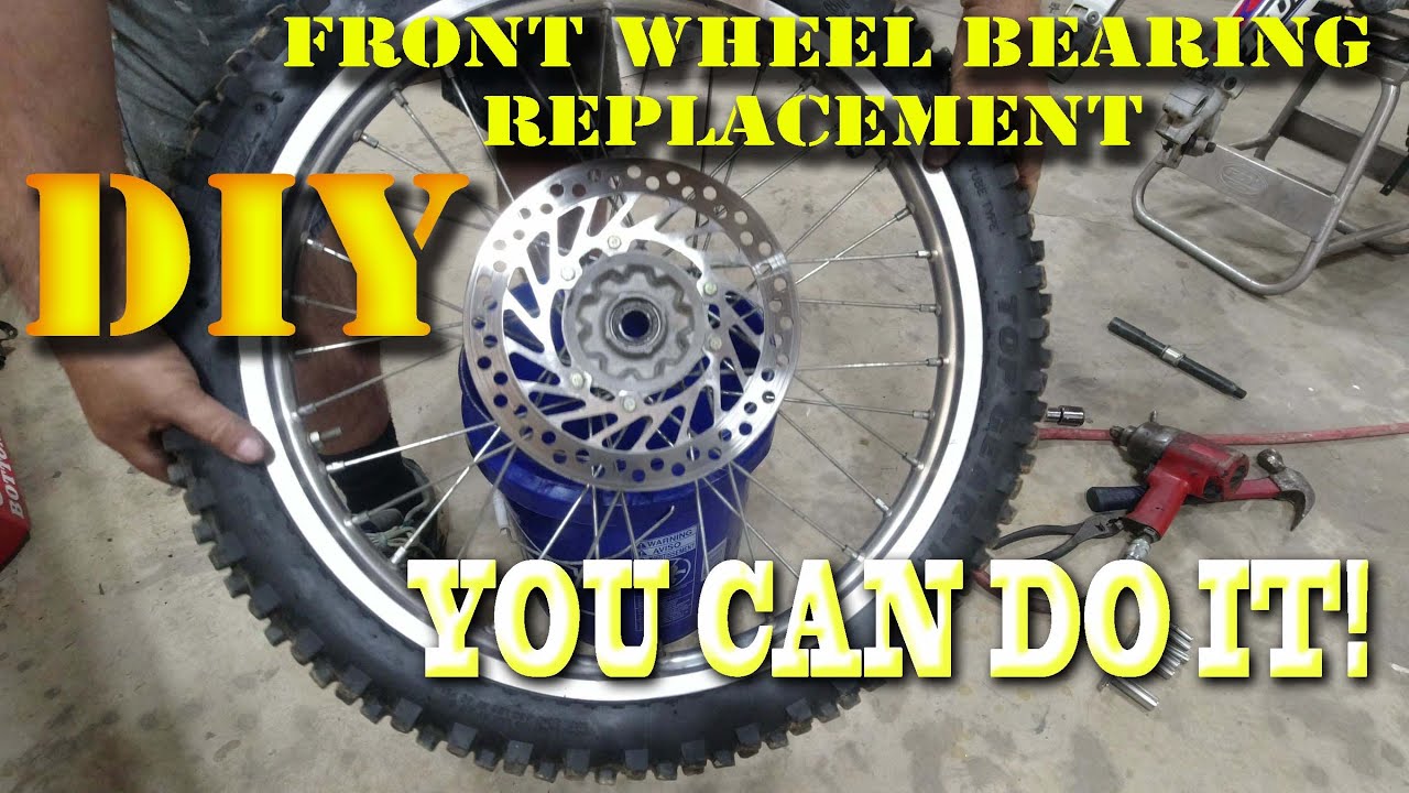 2000 Honda CR125R Front Wheel Bearing Replacement Ep8
