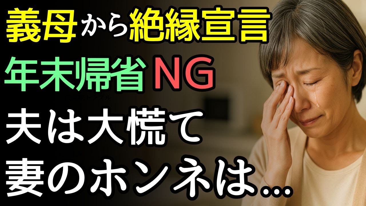 もう帰省しなくていいと言われた理由とは？62歳の妻が義母の一言で解放された話