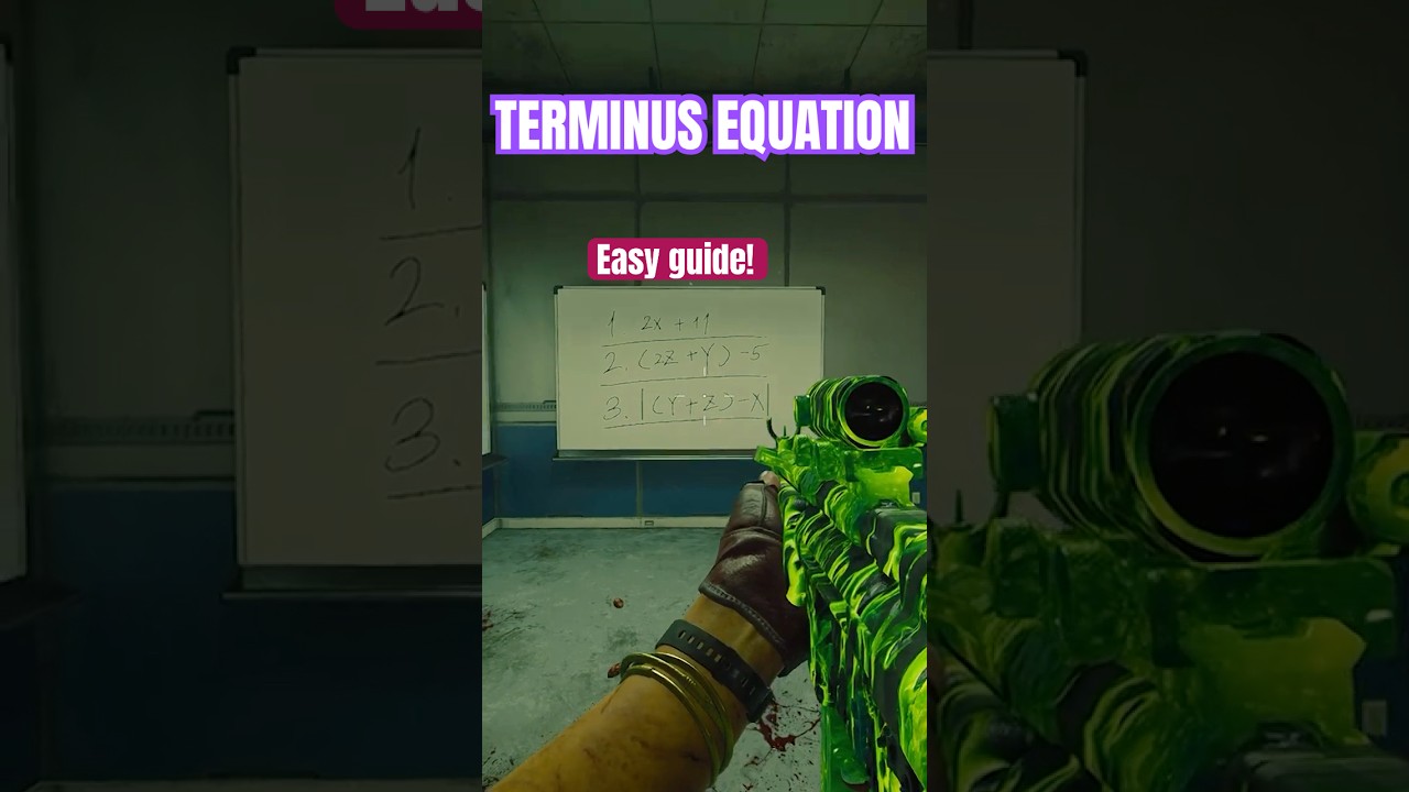 TERMINUS EQUATION SOLUTION GUIDE! #bo6 #bo6zombies #guide