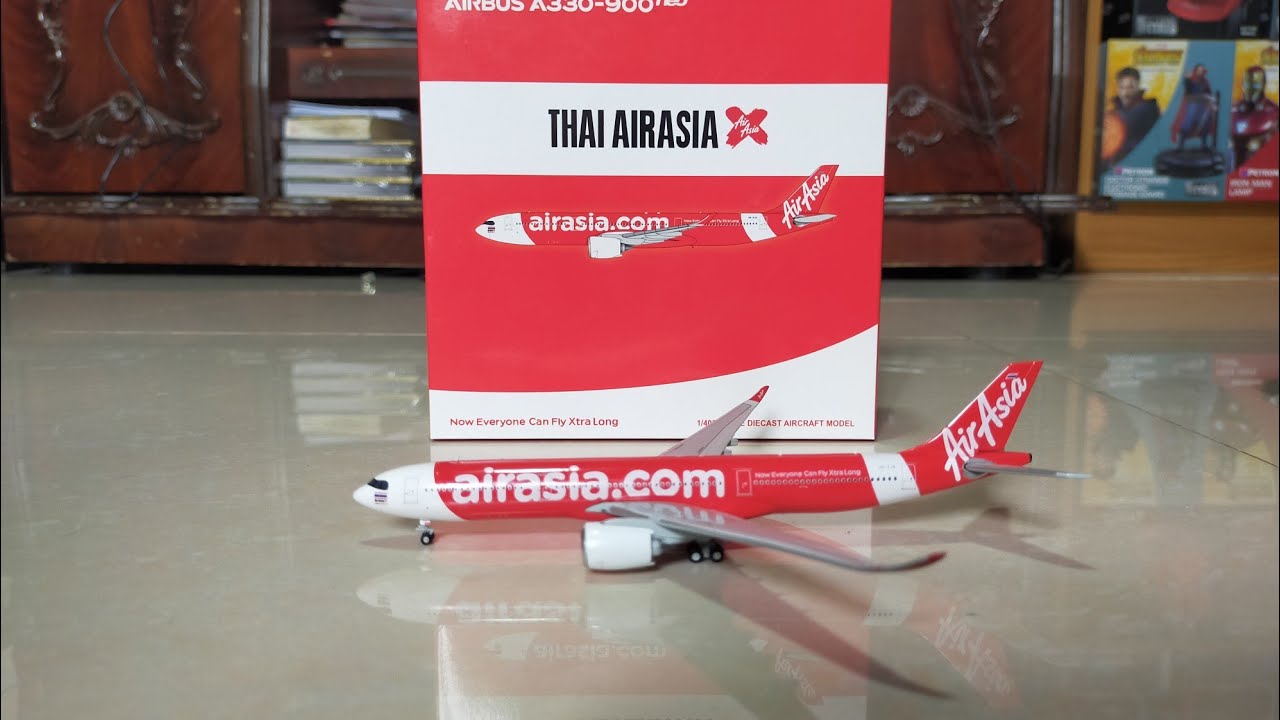 JC Wings Airasia A330neo 1/400 50 Subscriber special