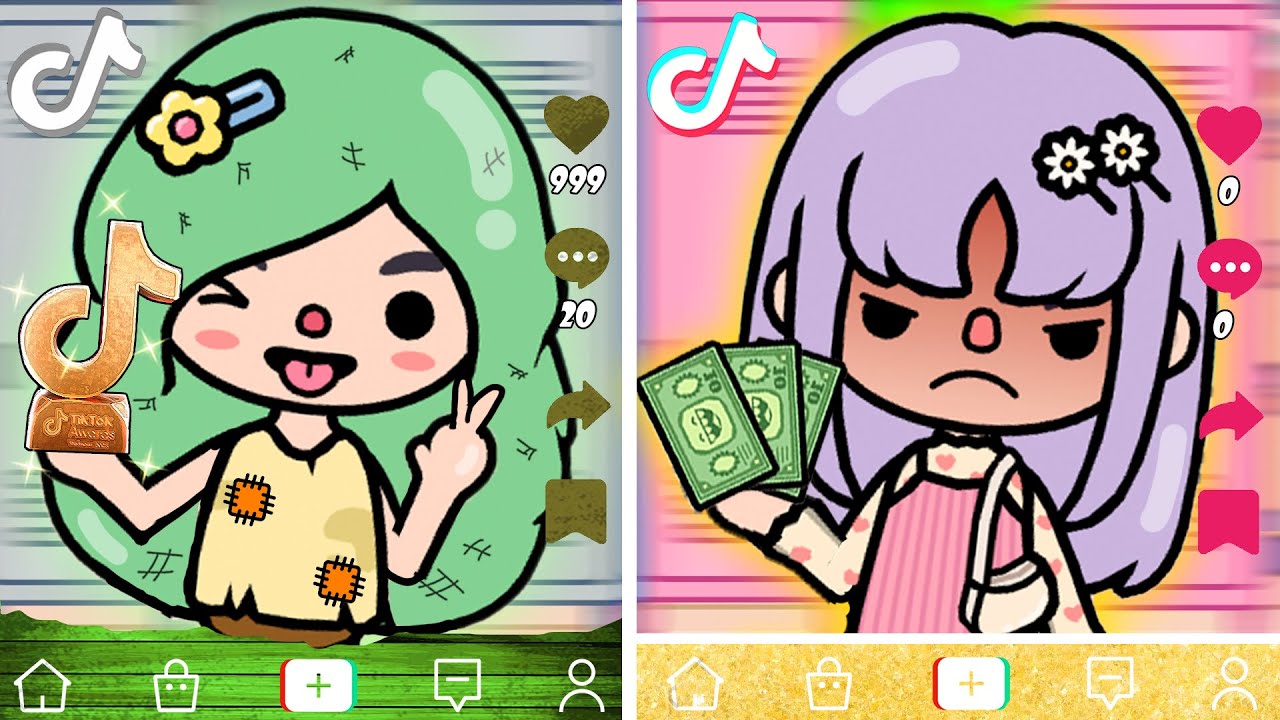 Poor and Rich Tiktoker l | Toca Life Story |Toca Boca