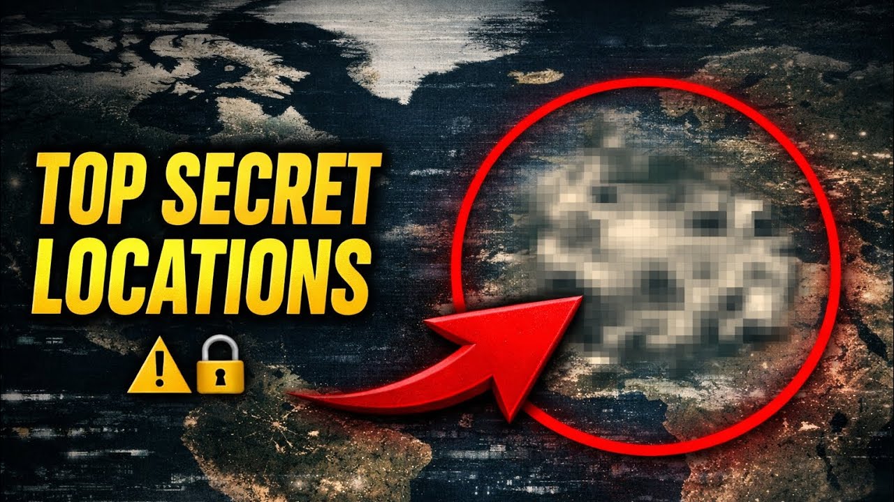 10 Mysterious Places Google Earth Doesn't Want You To See😱