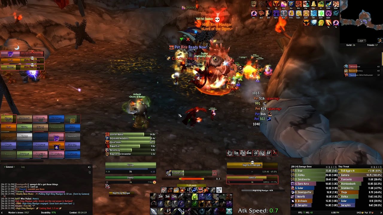 Classic TBC - Gruul's Lair: Drums of Battle - Hunter PoV