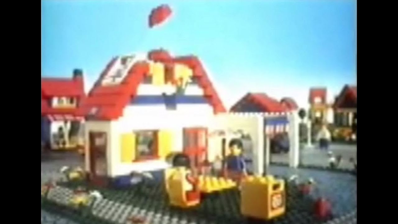 Реклама Lego Legoland Town 1980-х годов