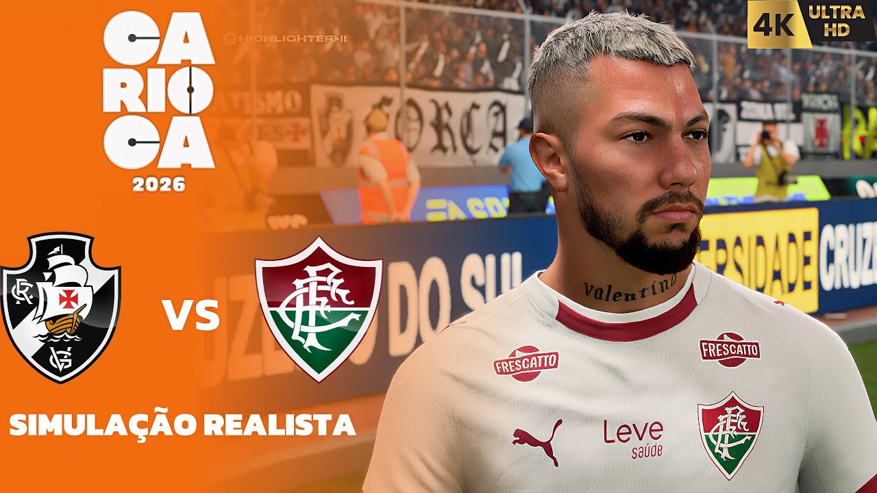 FC 26 - Vasco vs Fluminense | Campeonato Carioca 2026 | Simulação 4K (60FPS) Ultra Realista.