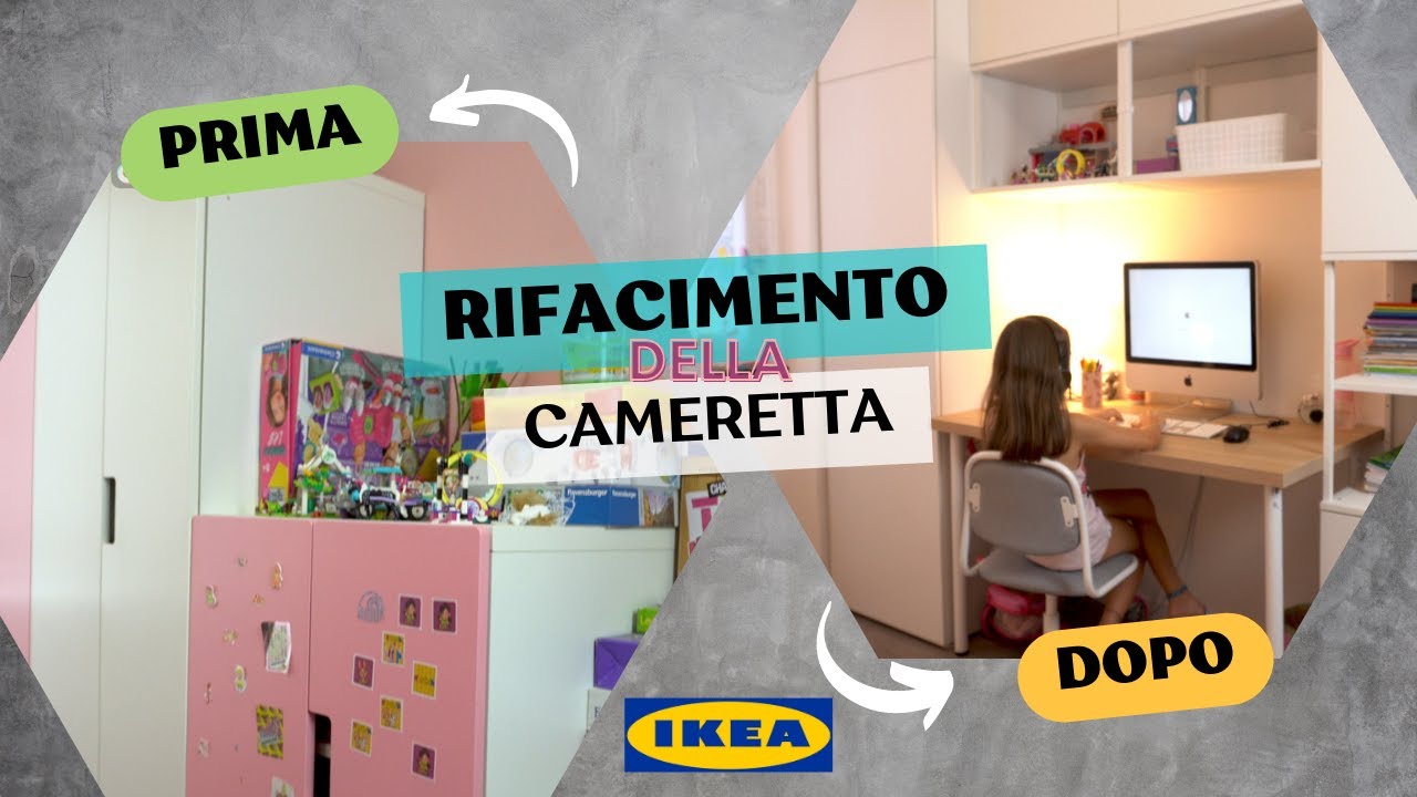 ROOM MAKEOVER - RIFACCIAMO LA STANZA DELLA BIMBA CON MOBILI IKEA