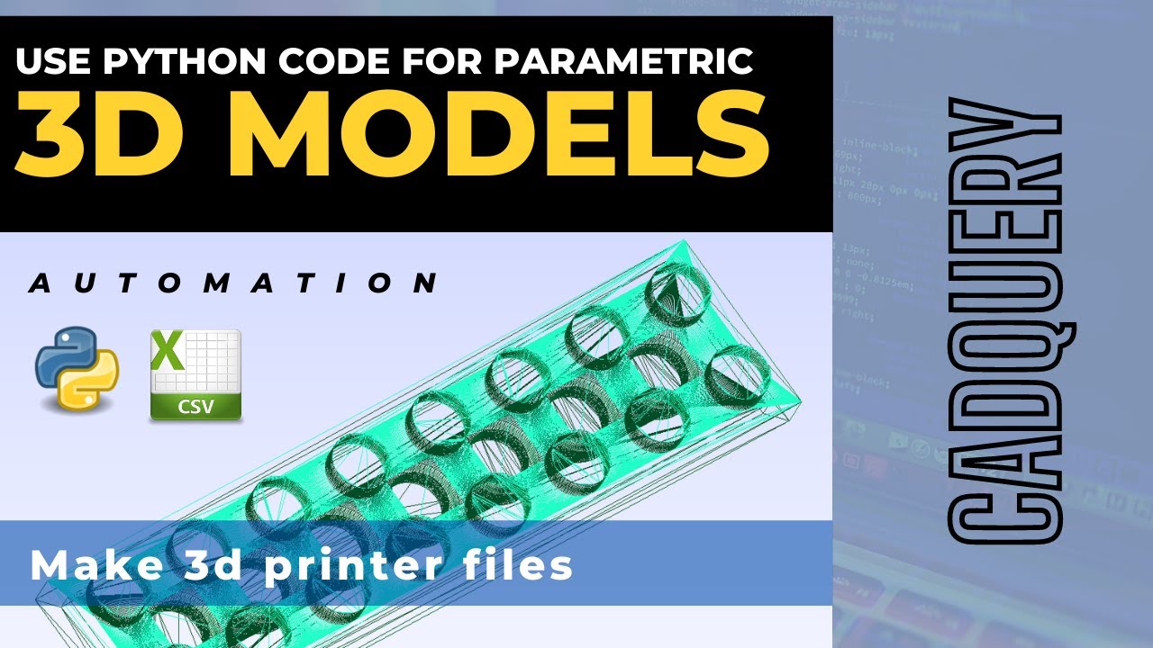 How To Make 3d Models with Python