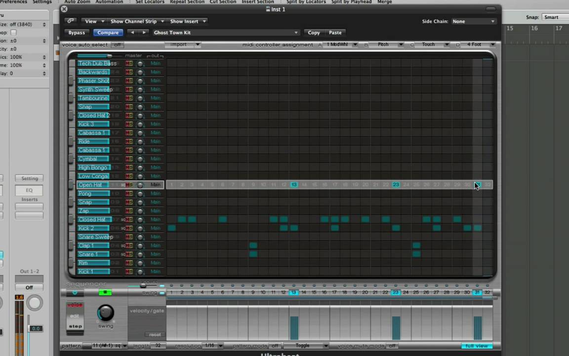 (Dubstep) Drum Programming in Logic's Ultrabeat
