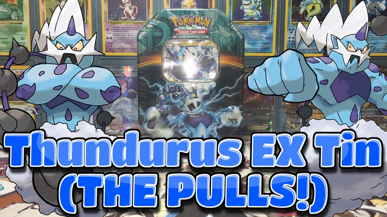 Opening a Pokemon Thundurus EX Fall 2013 Tin