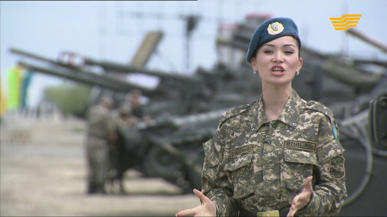 «Айбын». «Отар» әскери базасында жауынгерлер шеруі өтті