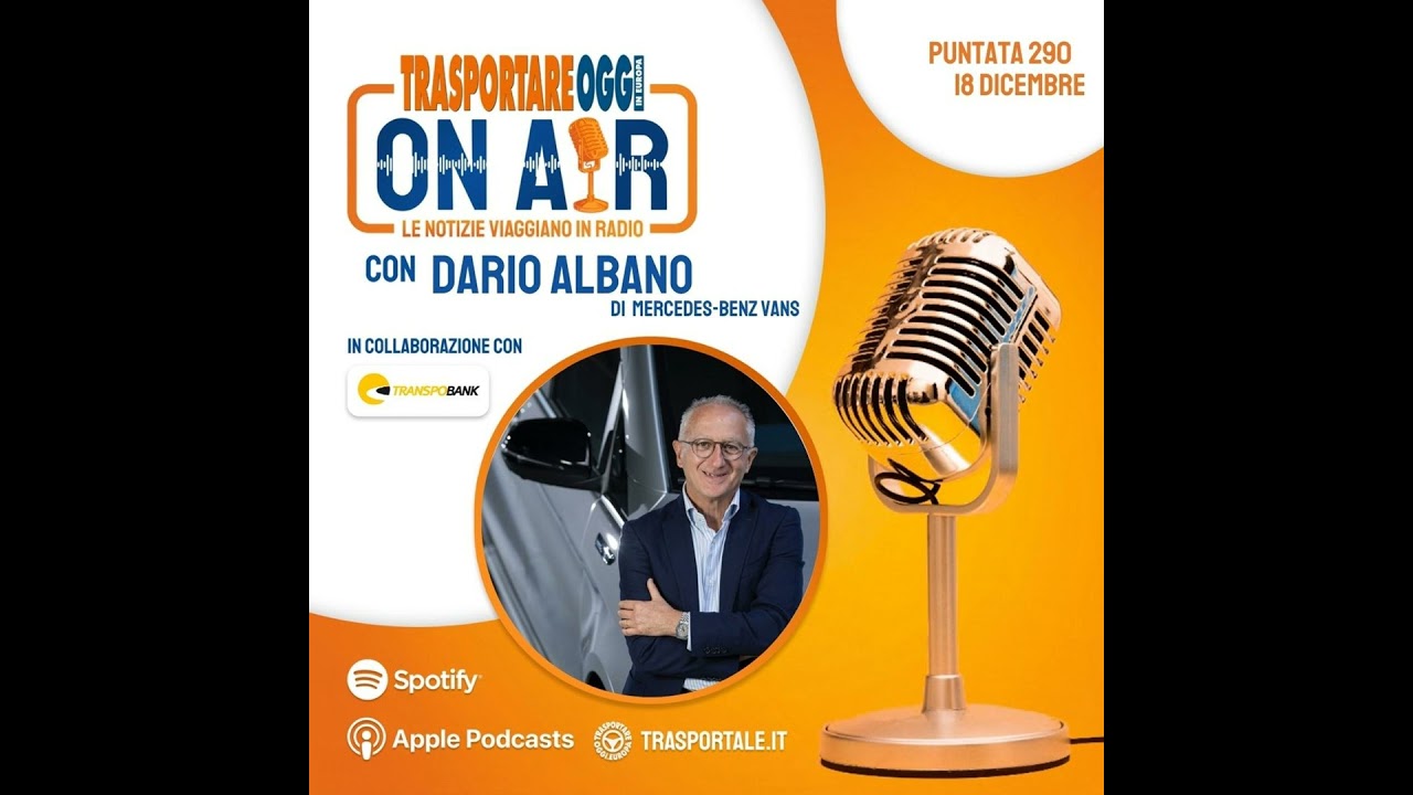 Puntata 290/2025 del 18 Dicembre - Ospite: Dario Albano (Mercedes-Benz Vans)