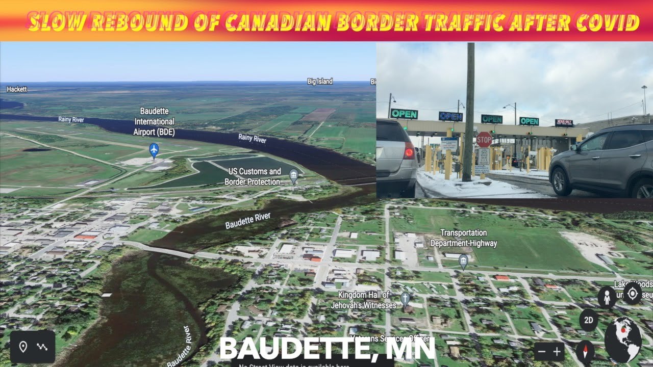Slow Rebound Of Canadian Border Traffic, After COVID