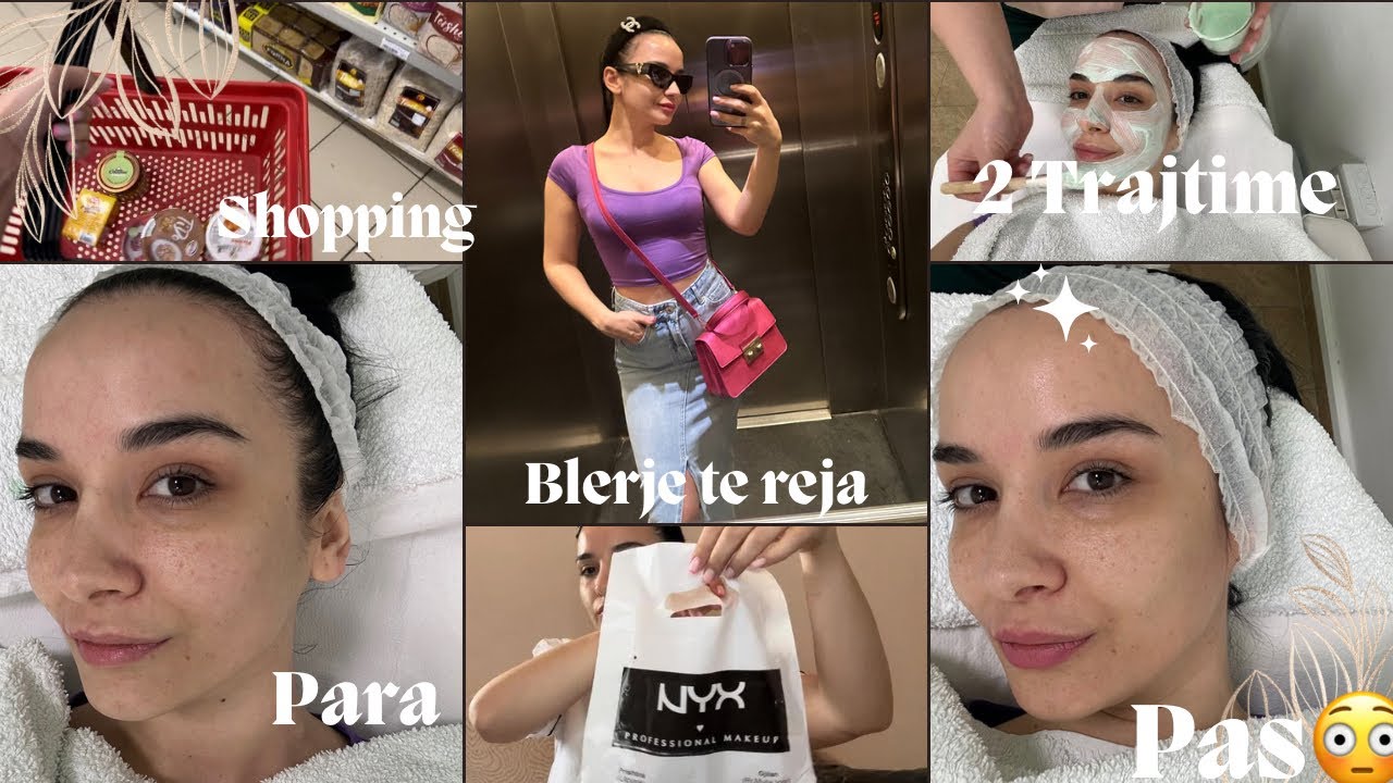 VlogShqip|Pastroj Fytyren|Pikat e Zeza&Qelizat e Vdekura💆‍♀️Antirrudhe|PAZAR|PRODUKTE NYX|STAMATINA