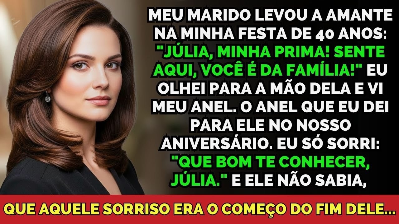 Na Minha Festa De 40 Anos, Meu Marido Trouxe A Amante Como 'prima'    Ele Não Sabia Que Eu Vi O