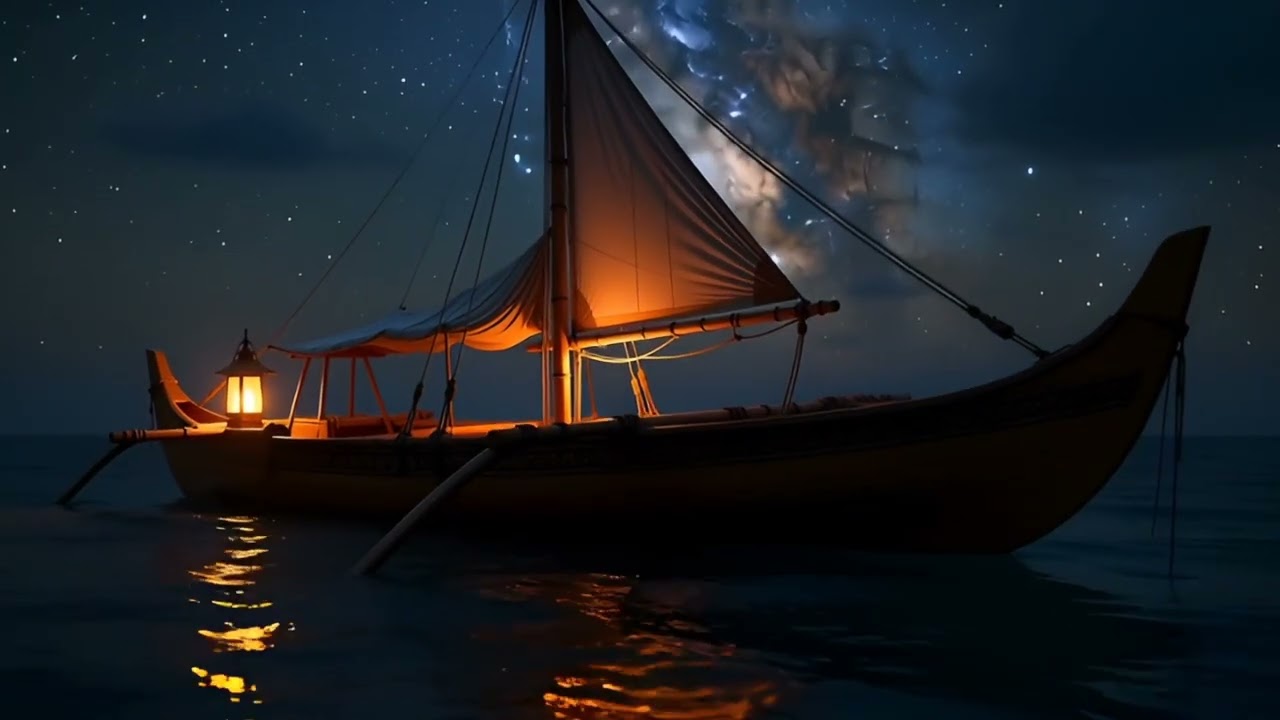 8 Hr Relaxing Polynesian Wayfinding Sleep Story | Soothing Narration & Ocean Waves