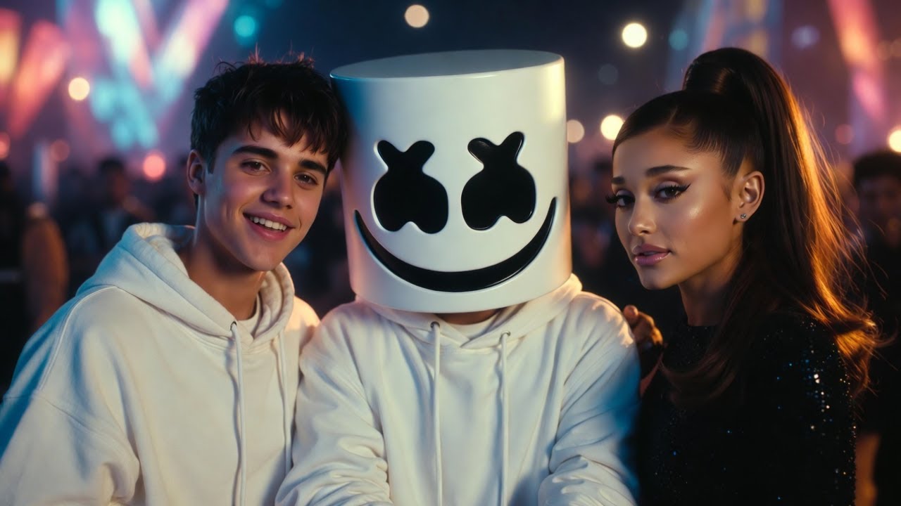 MARSHMELLO FT.  JUSTIN BIEBER & ARIANA GRANDE - Never Stop (Official AI Music Video 2026)