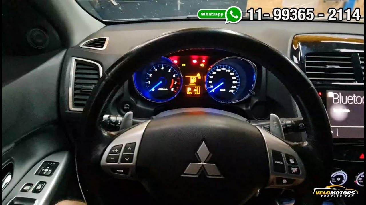 MITSUBISHI LANCER E ASX MUDANÇA DA COR DO PAINEL E INTERIOR PERSONALIZAÇÃO EM LED LOJA ESPECIALIZADA