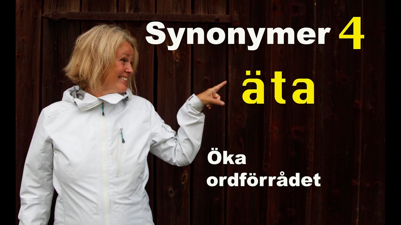 Lär dig svenska- Synonymer 4 - äta - 71 undertexter - Learn Swedish