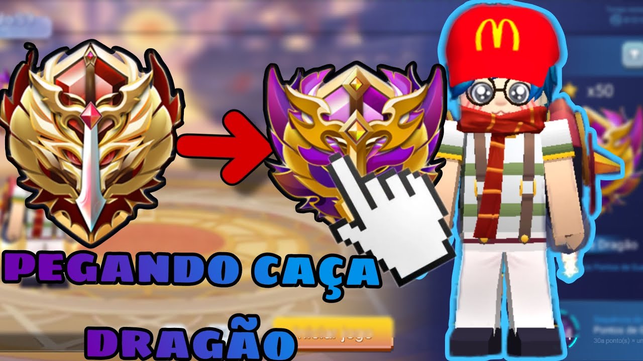 Ruchando até pegar caça dragão no (Blockman GO)