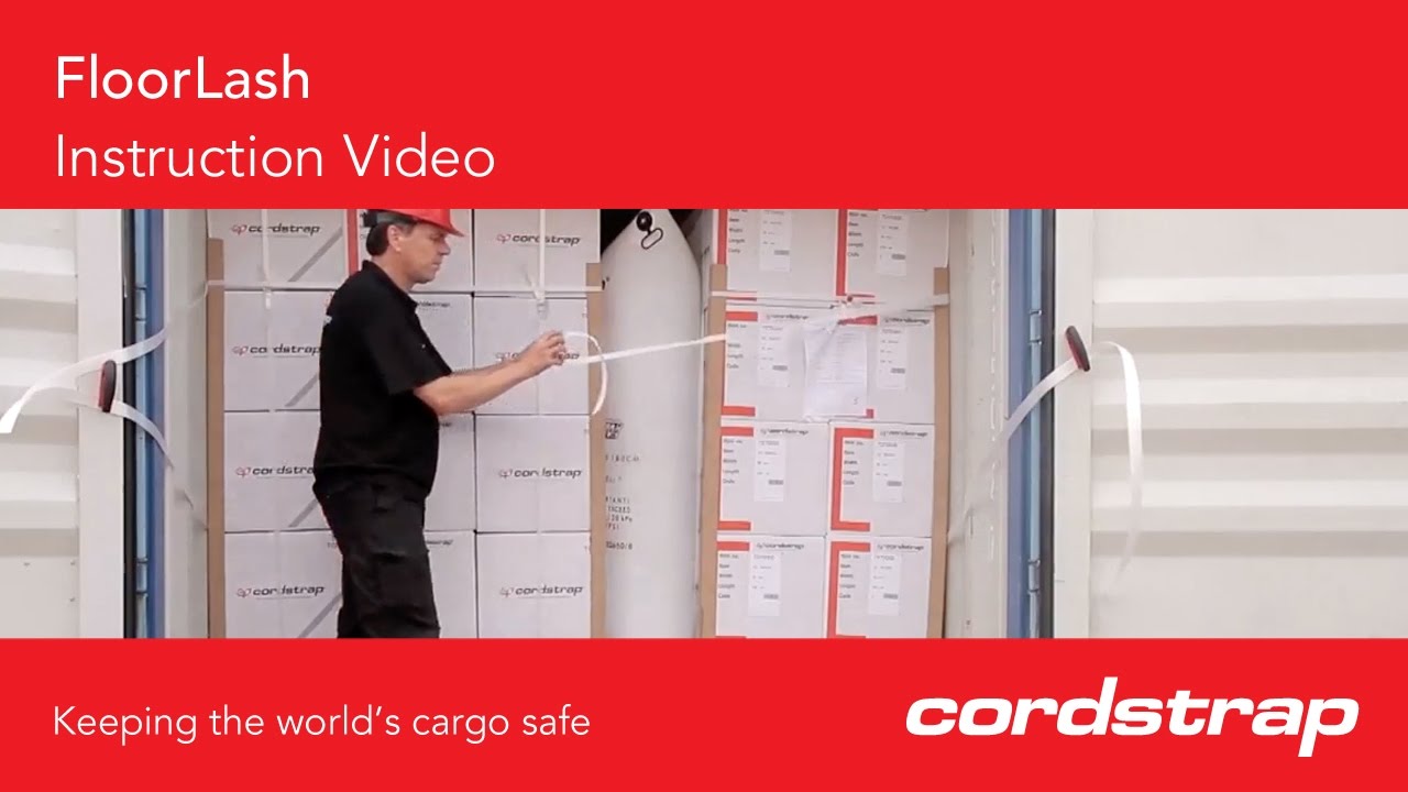 Cordstrap | 13 FloorLash + Composite Lashing + CB Buckle + Manual Tensioner