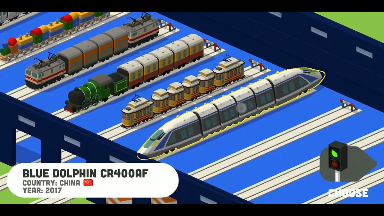 Monthly train unlocked in Conduct THIS!     (blue dolphin from China)