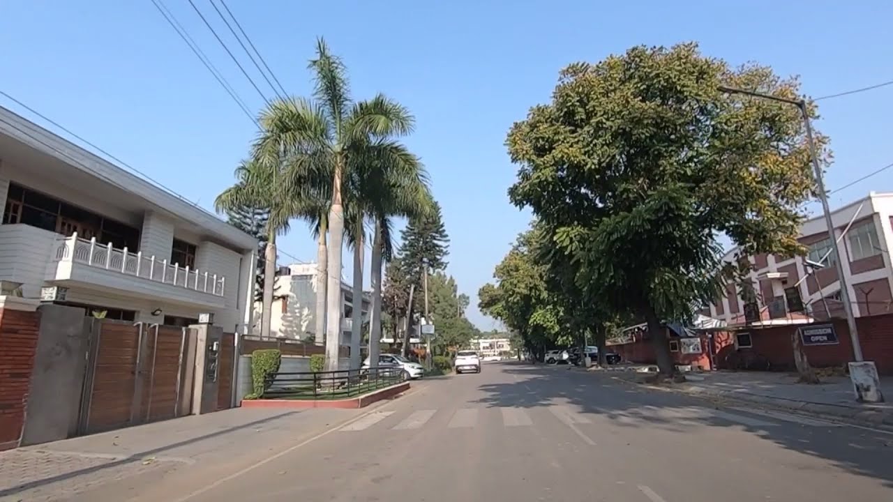 Driving in Sector 27 Chandigarh Inner Roads