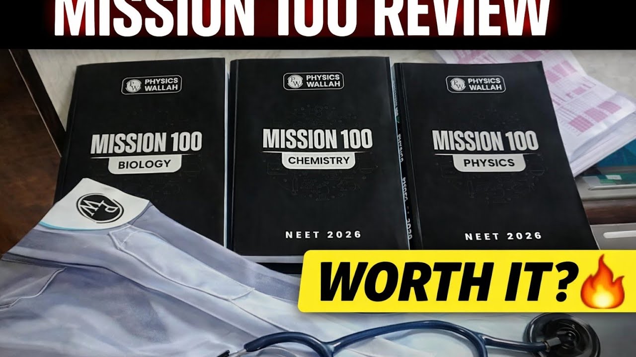 Mission 100 Comeback Kit Review🫣💥| PW Mission 100 for NEET Droppers 2026👀✨