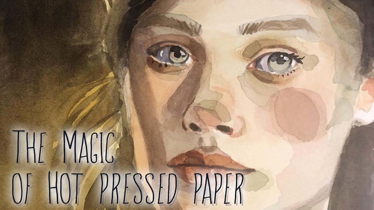 Winsor &Newton hot pressed paper and QOR mini palette