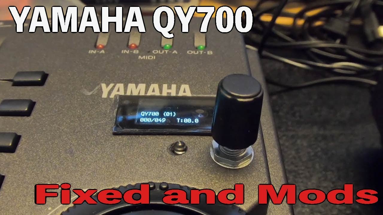 YAMAHA QY700 Repair and Fixed /Floppy Emulator (EZAS/synth repair