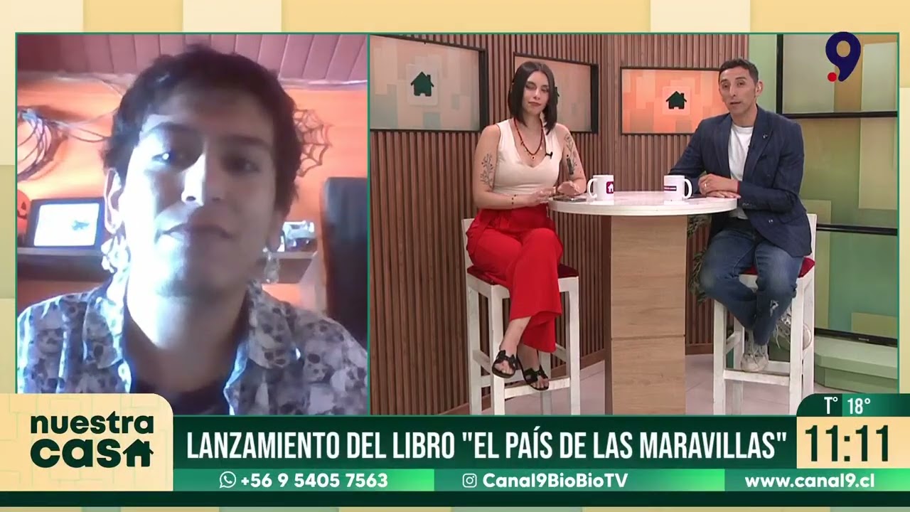 Escritor penquista Samuel Wandersleben lanza libro de terror “El país de las maravillas”