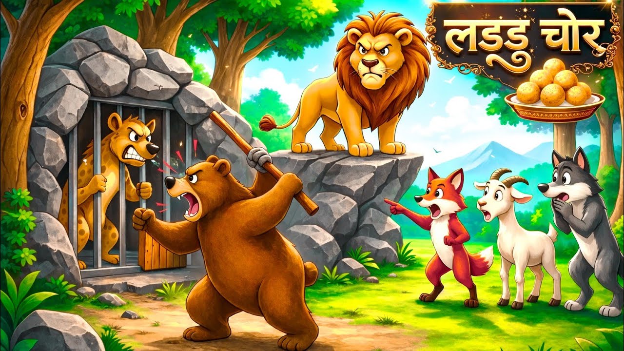 चालक लकड़बग्घा और बेवकूफ जनता | Moral Story In Hindi | Crazy Toon Official 