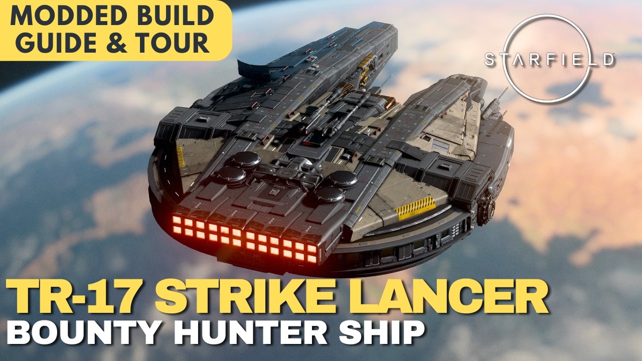TR-17 Strike Lancer | Class B Bounty Hunter Ship | Starfield Ship Build Guide