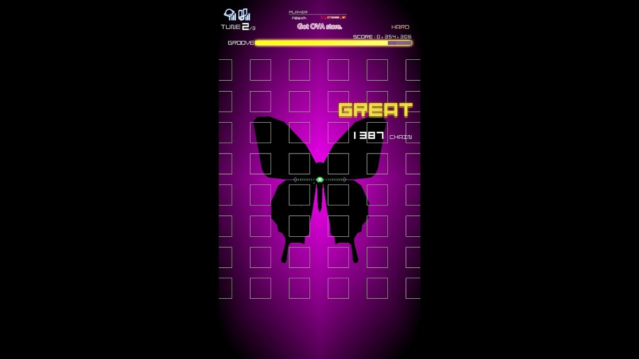 Got OVA store. [HARD] FULL CHAIN 【GROOVE COASTER 4EX】