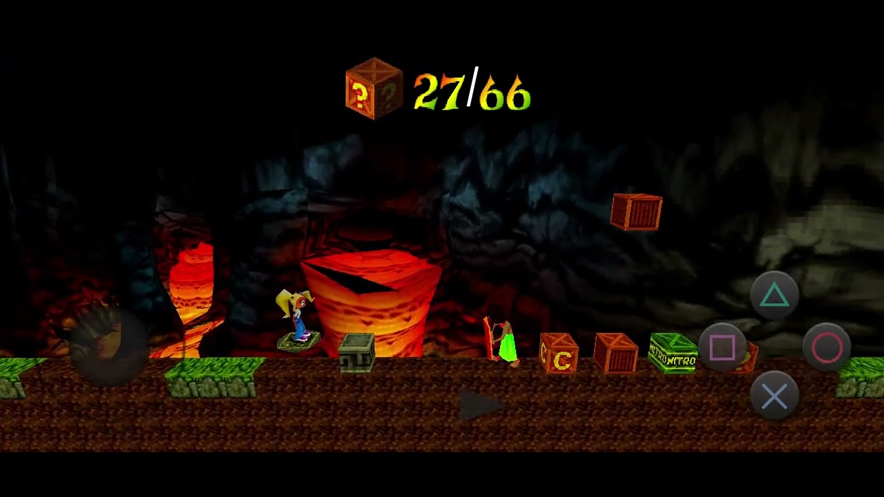 Poacher's Den (Bone Yard) - 2D Crash Bandicoot 3 - Crash Bandicoot Back In Time Custom Level