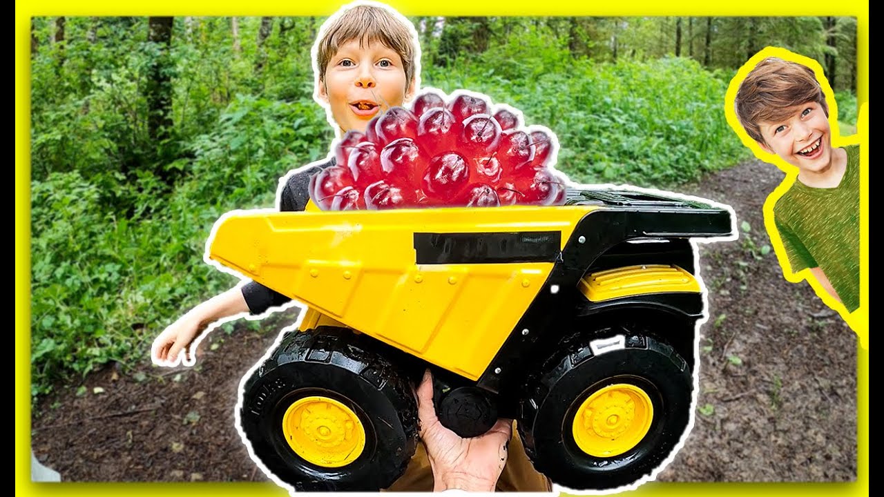 Harvesting Wild Salmon Berries in our Dump Truck
