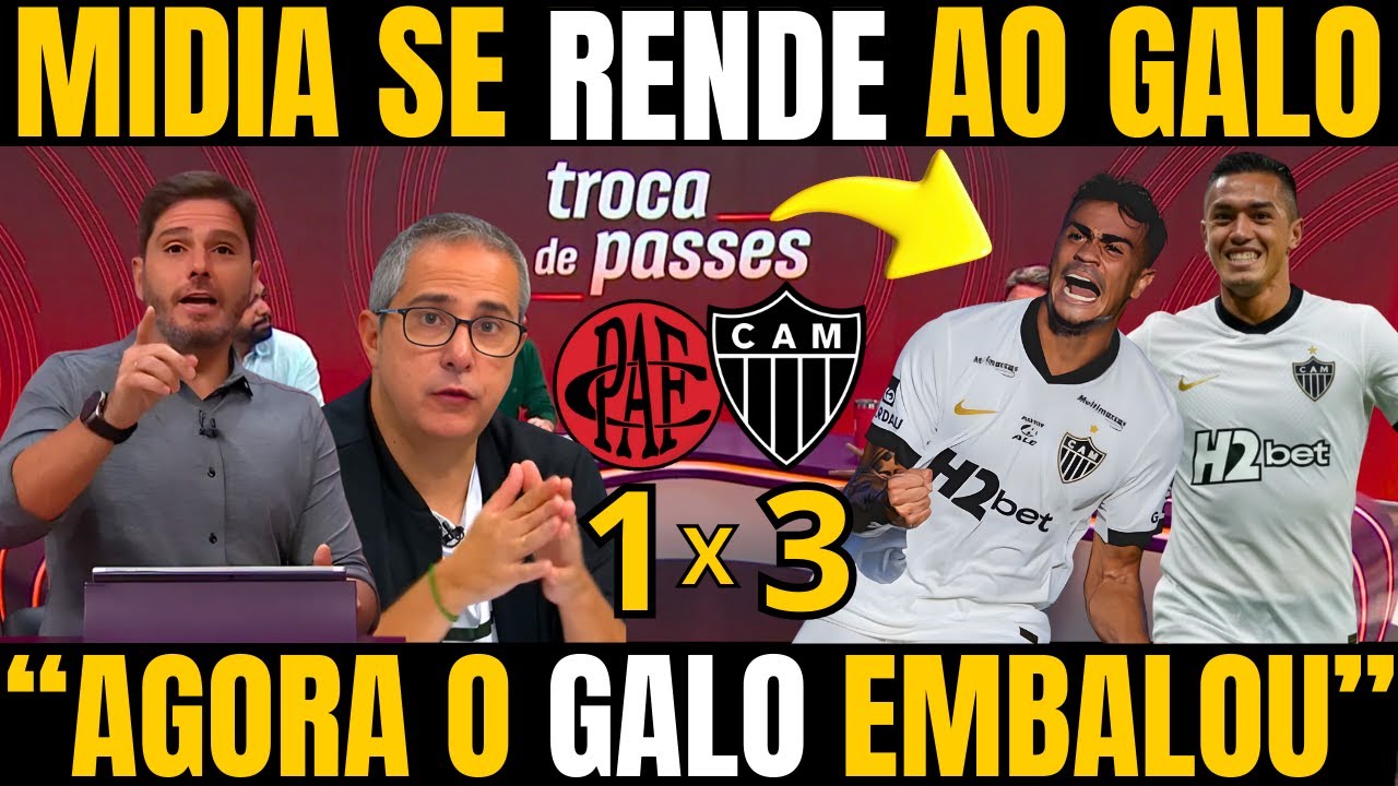 MIDIA SE RENDE AO GALO QUE VENCEU MAIS UMA E EMBALA DE VEZ NA TEMPORADA / NOTICIAS DO GALO