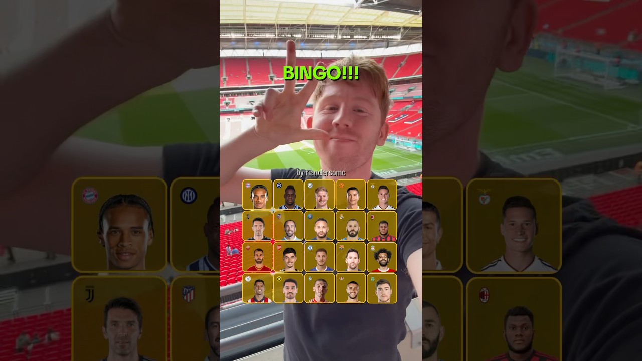 The Moment JSM44 COMPLETES Football Bingo 🎱⚽️