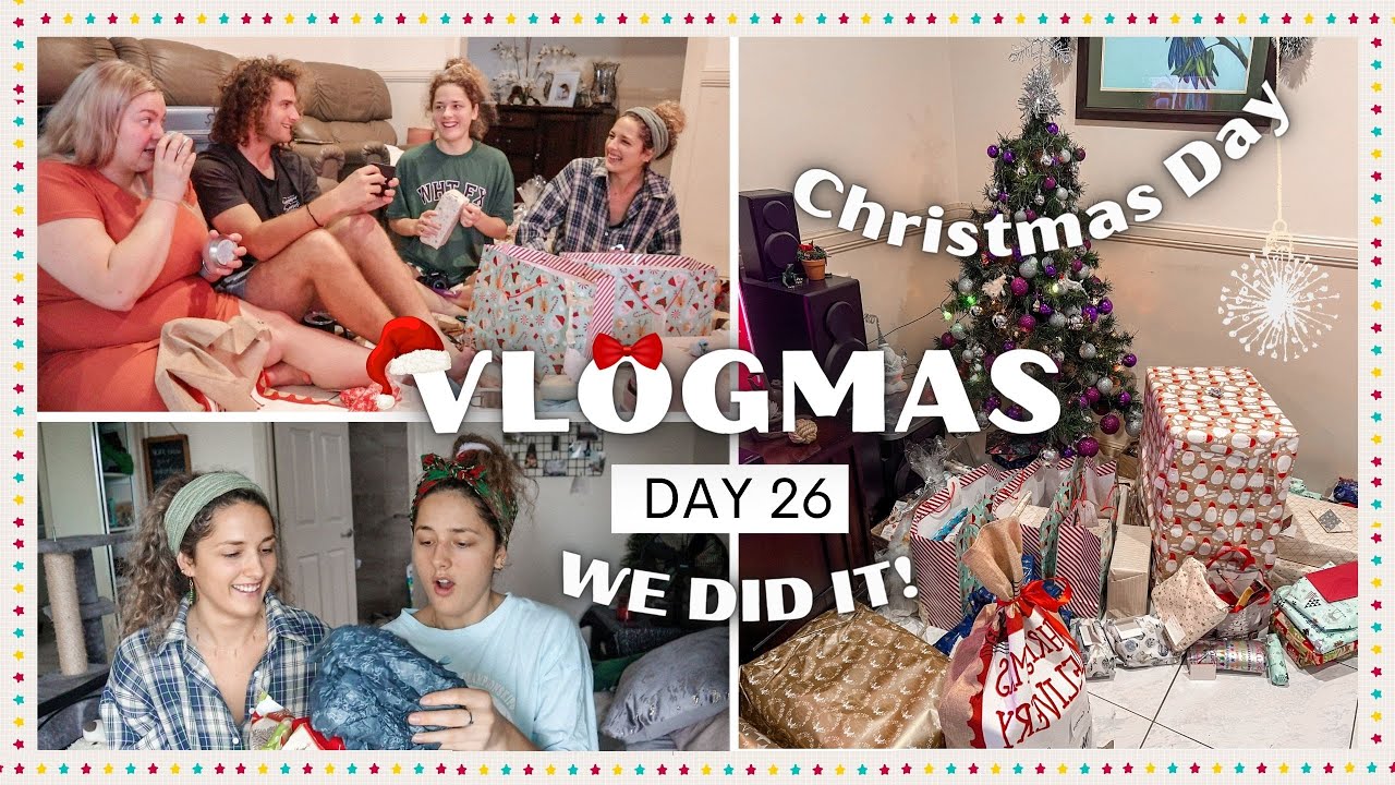 VLOGMAS DAY 26: Christmas Day Vlog! UNWRAPPING PRESENTS!!