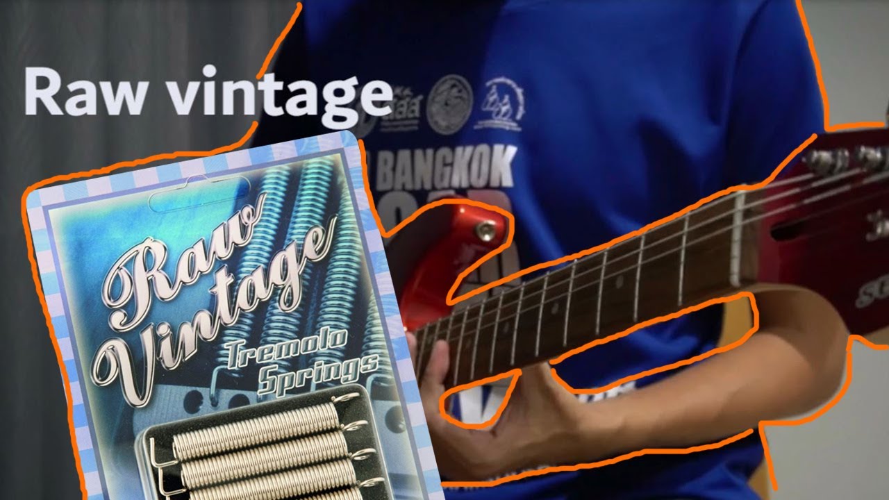 Comparing Strat Tremolo Raw Vintage vs Stock Springs No Talk