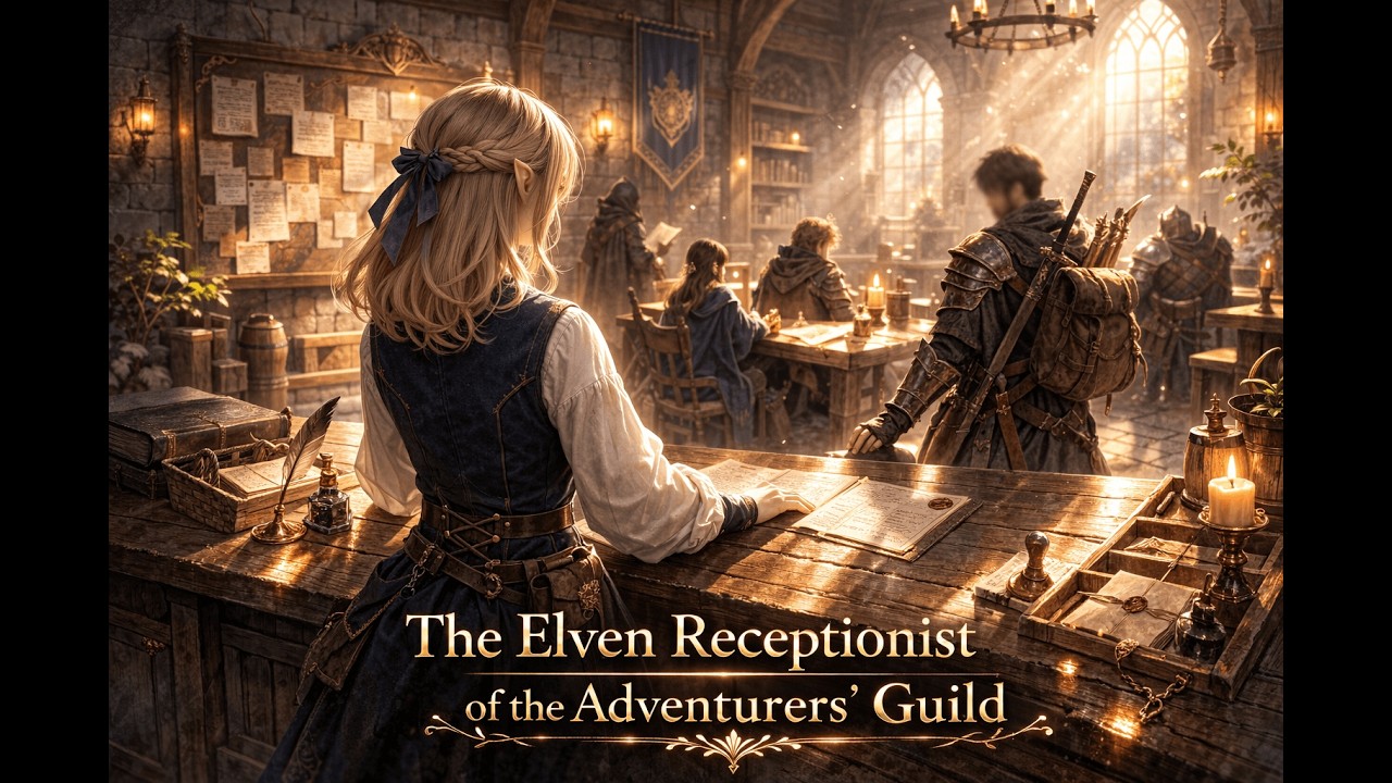 The Elven Receptionist of the Adventurers' Guild – Calm Celtic Fantasy Music (No Lyrics)