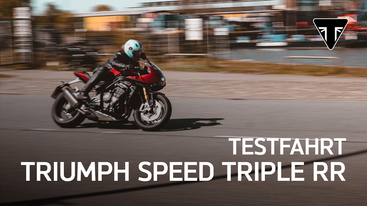 Triumph Speed Triple RR - Erste Testfahrt