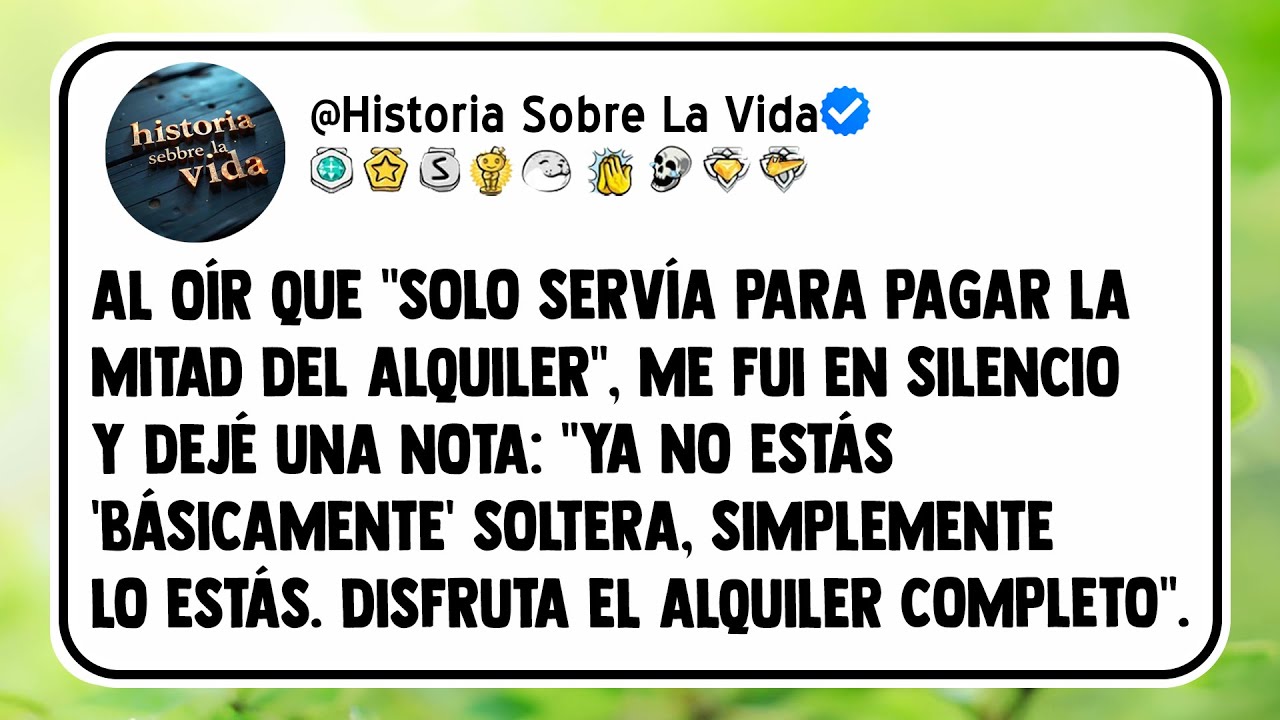 Al oír que 