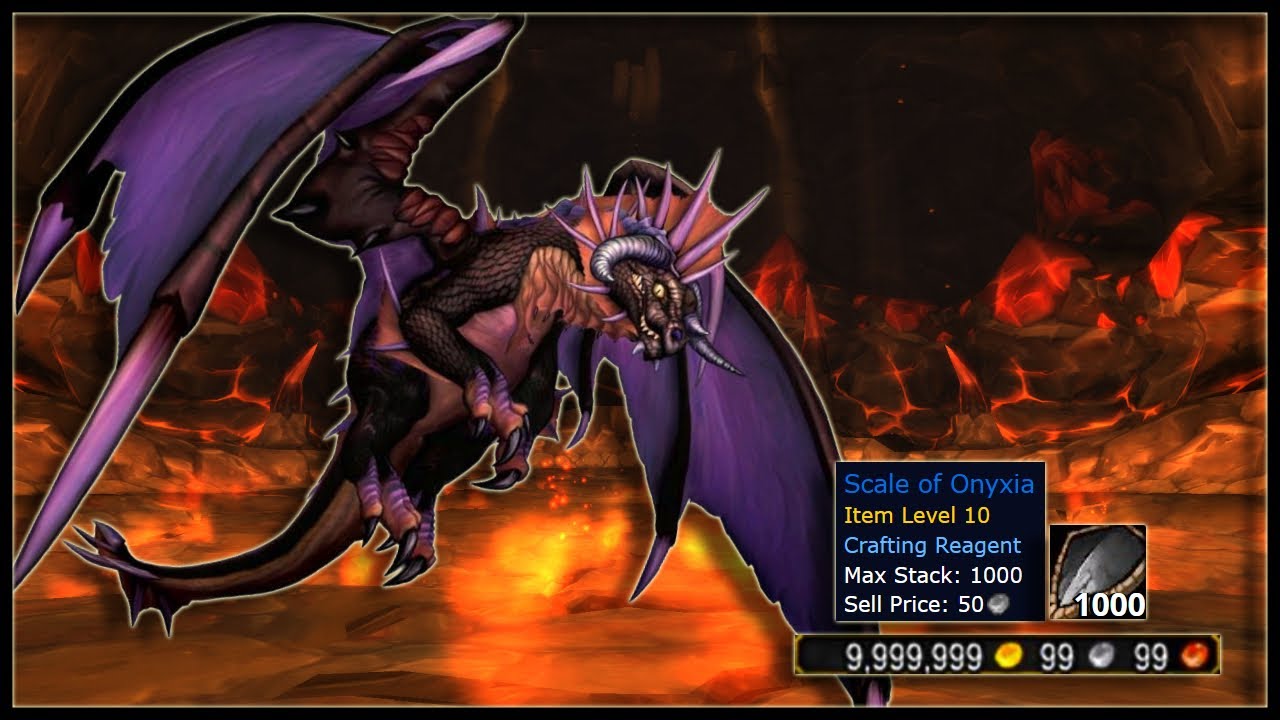 [WoW] Skinning Farm Scale of Onyxia, Huge Sale's